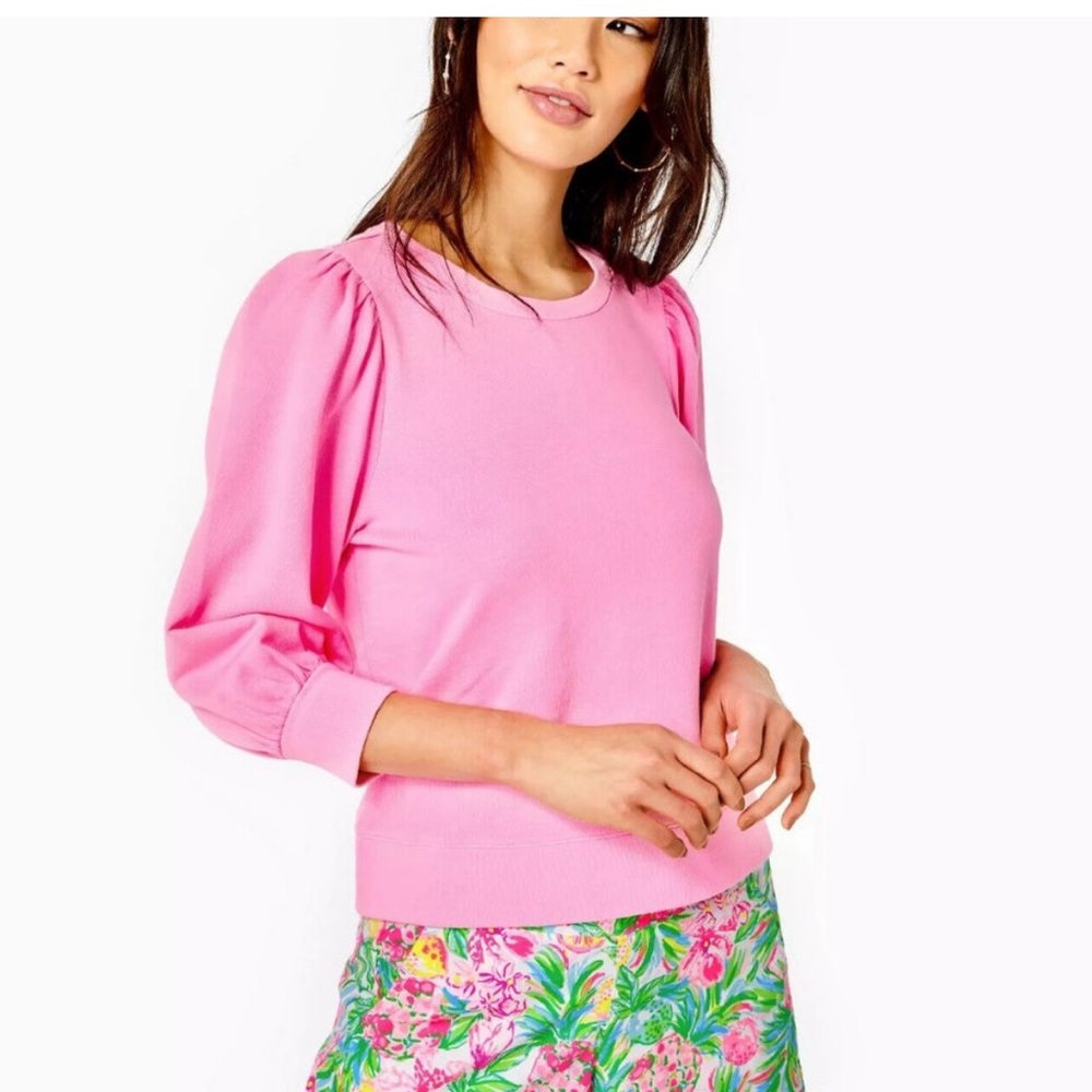 Lilly Pulitzer corden sweatshirt pink